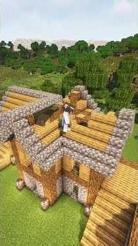 Minecraft Easy 5 Player House🏠 For Build and No Music #minecraft #minecraftbuilding #minecraftbuilds