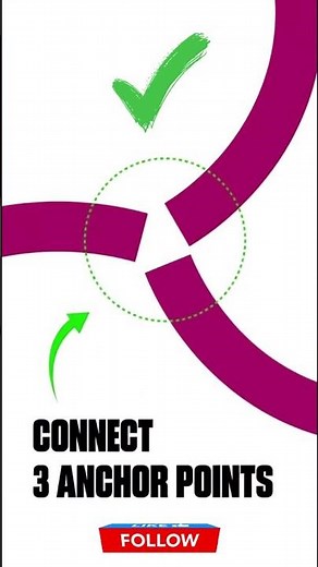 Adobe Illustrator 2027 Tips – Connect 3 Anchor Points Like a PRO #ducthangds