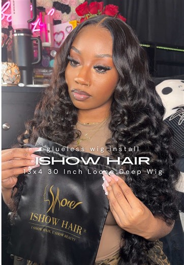 13x4 Loose Deep Wave Wig Installation from Ishow Hair