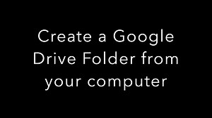 Google Drive Folder-tutorial