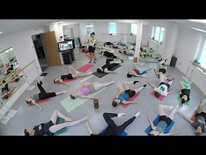 Stretching class for all levels. / Ballet gymnastics