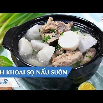 Hướng dẫn cách làm Canh khoai sọ nấu sườn với #Feedy