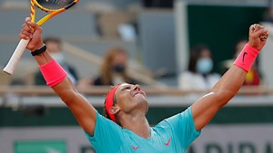 French Open 2020: Rafael Nadal goes level with Roger Federer after thrashing Novak Djokovic in final
