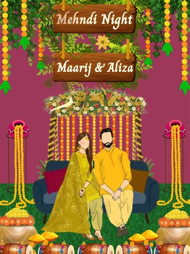 Elegant Mehndi Invitation Templates for Your Wedding