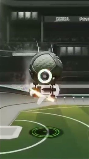 Practicing stalling in Rocket League Sideswipe