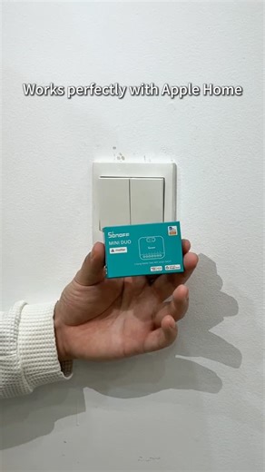 SONOFF on Instagram: "⌚ Control your lights from your wrist? Yes, please! SONOFF MINI DUO 2-Gang Matter Over WiFi Smart Switch | MINI-2GS pairs effortlessly with Apple Home. Now you can turn your lights on/off directly from your Apple Watch ⚡💡 #SONOFF #sonoff_global #SmartHome #HomeAutomation #AppleHome #AppleWatch #Matter #SmartSwitch #SmartLiving #DIYSmartHome #TechLife"