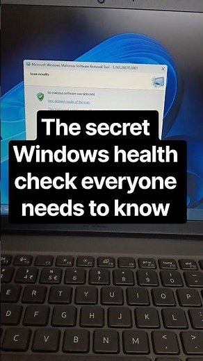 The secret Windows health check everyone needs to know 🔍