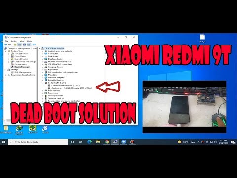 Redmi 9T Dead boot Solution 100% Unli Reboot