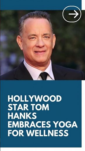 Hollywood Star Tom Hanks Embraces Yoga for Wellness #s2h #yoga #meditation #relaxing #shorts