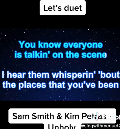 Sam Smith & Kim Petras - Unholy Karaoke Duet Challenge