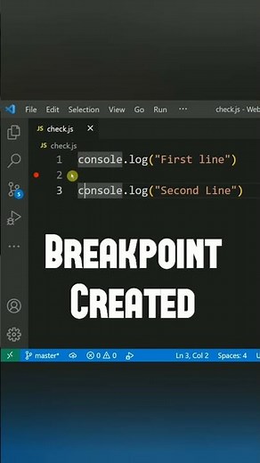 DEBUGGER tool in VsCode breakpoint creator #shorts