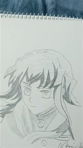 How to Draw Mist Hashira | Demon Slayer Sketch. #demonslayer #trending #ytshorts