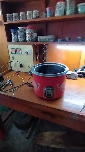 rice cooker servicing.