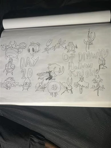 Day 10 of drawing hollow knight all drawing ever #drawing