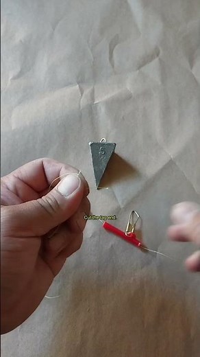 How to Tie a Fish Finder Rig#shorts