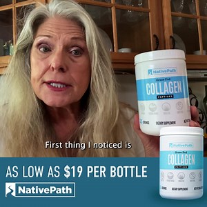 🔥 MEGA SALE FINAL DAY!🔥 As Low as $19! That is a savings of over 45%! "Today was day 23 for me. Taking 2 scoops a day. I am noticing different improvements in my body and ordered 3 more so I can continue on it. I had severe arthritis pain in my left wrist. It's MUCH better. My skin was so thin and I had constant bruising if I barely bumped into anything. It is getting better! Hardly a bruise at this time. My metabolism seems to be kicking in as I'm down a bit from when I started. My thin hair 