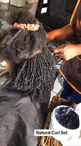 Natural curl set on natural hair using our in house curling custard. No perm, no weave, just defined natural Afro textured hair! Enjoy the freedom of the natural curl set! Lasts 3 to 6 weeks for most! | Afrokink Hair & Beauty Salon | Facebook