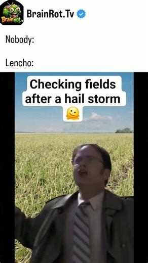 Nobody:Lencho after the hailstorm:“Let me check the field real quick... #exam #relatable #viral ”