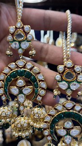 3.7K views · 20 comments | MashAllah  another New design is ready to sale ❤️ First come first Buy Cod all over pakistan World wide shipping Order Now 03217509295 03114095456 #jewelry #handmadejewelry #handmadejewelry ##earrings #jewelrylover #jewelryshop #jewelryart #jewelrydesign #jewelrymaking #chandballiyan♥️ #jhumki #goldplatedjewellery | Fantashiya Kundan Jewellers | Facebook