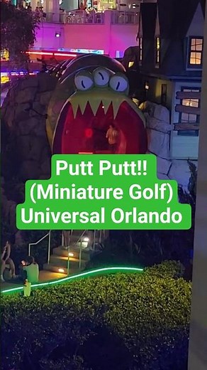 Universal CityWalk Putt Putt! (Miniature Golf) Kings & Queens From Outer Space Universal ❤️