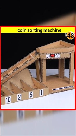 Coin sorting machine at home