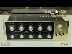 McIntosh C20 Stereo Preamplifier (Phono)