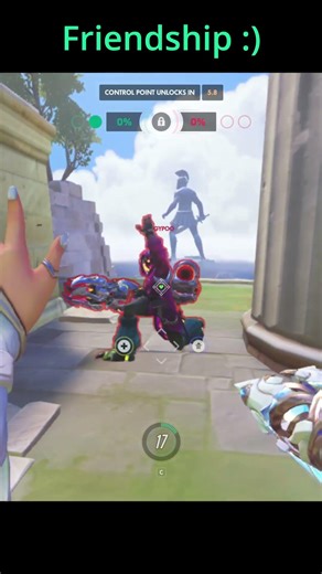EGirl Mercy Finds Friend In Overwatch!! Crazyyy #overwatch2 #overwatchps #gaming #overwatch #:)