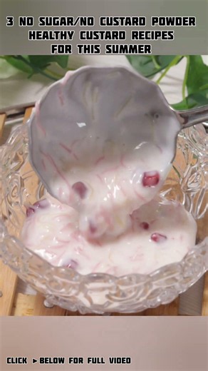 3 healthy no sugar no custard powder custard recipes for summer|healthy desserts recipes|sugar free