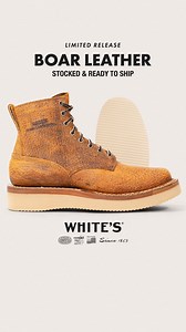 16 reactions | Stocked and ready to ship - a limited release of Drum Stuffed Boar. Made in USA from America’s oldest bootmaker. | White's Boots | Facebook
