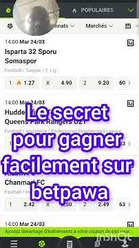 Le secret pour percer sur betpawa cette astuce est magique !!