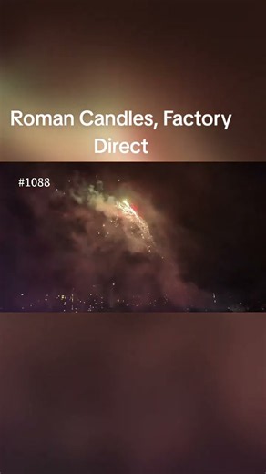 Roman Candle Fireworks Direct From Fireworks Factory #fireworks #romancandle #fireworkshow