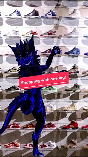 Shoe shopping with one leg! #vrchat #furry #amputee #fyp #satire