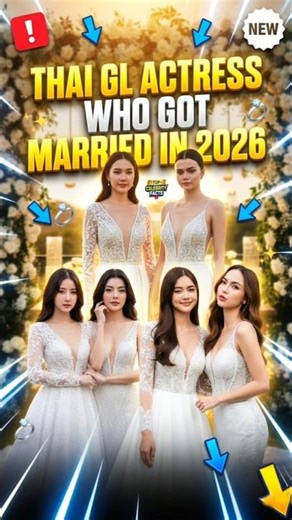 💍 👰 THAI GL ACTRESS WHO GOT MARRIED IN 2026 | FREEN SAROCHA | BECKY ARMSTRONG | ENGFA WARAHA