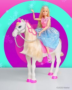 Saddle up for Cyber Week! 👸🐴 Shop 10% off all Barbie Princess Adventure toys at Target now: dolltasti.cc/PranceShimmerTGT | Barbie