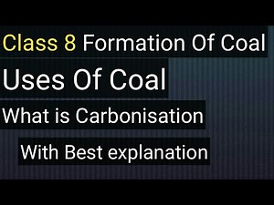 Class 8 Formation Of Coal And It's Uses