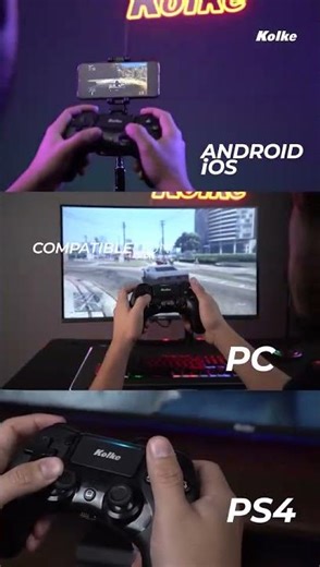 Joystick Inalámbrico con Vibración para PS4 KGJ-582