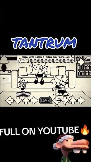 TANTRUM | FNF FUNKIN' IN A WIMPY DAY V2 #doawk #fnf #fnfmod #fyp #diaryofawimpykid #music #art