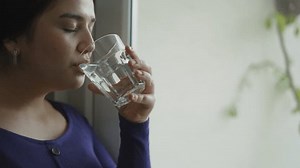 Young Woman Drinking Glass Water Stock Footage Video (100% Royalty-free) 3424031939 | Shutterstock