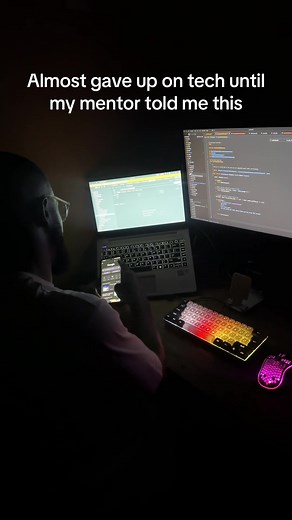 Tech Mentor's Advice: Don't Give Up!