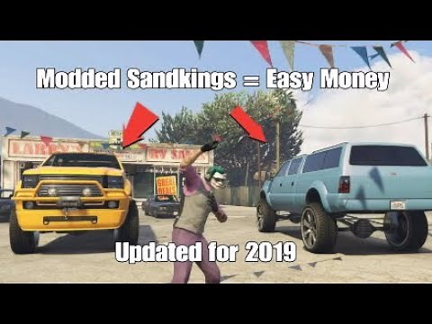 GTA 5 Online Modded Sandking Spawn Location and Farming Method(Updated for 2019)