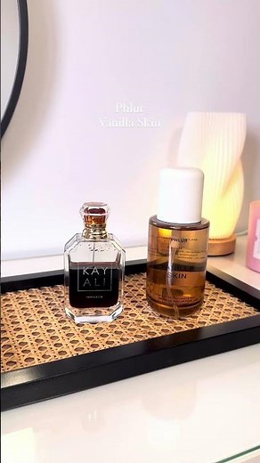 My fav layering combos with Kayali Vanilla 28 that keep me smelling warm and cozy all day long 🤎✨
