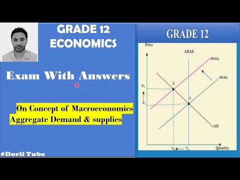 Grade 12 Economics Exam with Answer