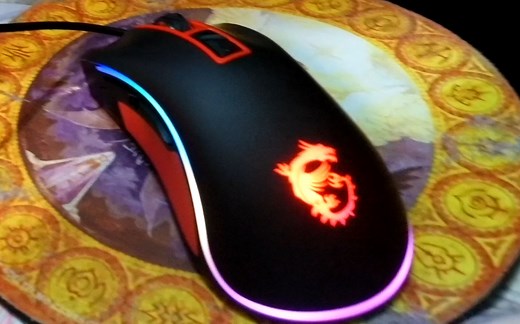 【开箱】MSI RGB鼠标 微星m92