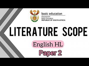 Gr12 English HL | 2025 May/June | PAPER 2 EXAM SCOPE