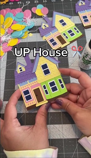 Assembling an UP House - Papercrafting Behind the Scenes