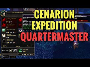 Cenarion Expedition Quartermaster Location (Fedryen Swiftspear) (WoW TBC)