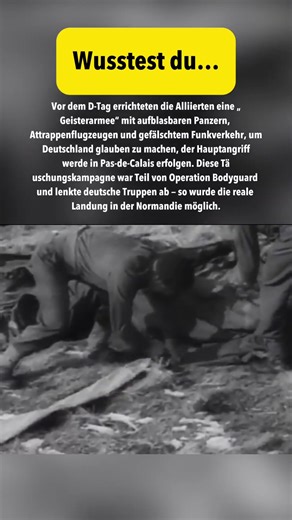 Wusstest du von der Geisterarmee? Fortitude’s Täuschung im 2. Weltkrieg