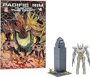 Pacific Rim McFarlane Toys Striker Eureka (Jaeger) 4" Scale Figure Playset with Comic