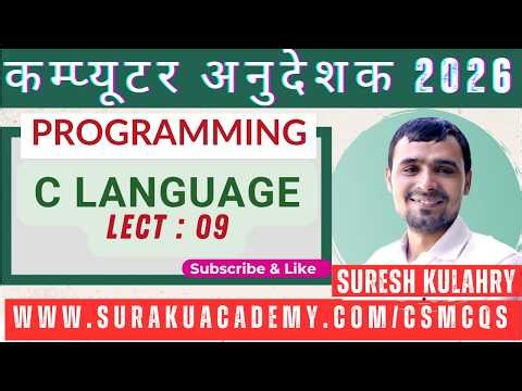 Computer Anudeshak Exam 2026 | Library Functions in C | sleep(), sqrt(), rand(), exit(),system()