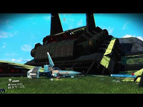 No Man's Sky - Crashed Freighter walkthrough
